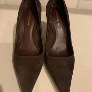 BCBGMaxAzria Mahogany Suede pumps